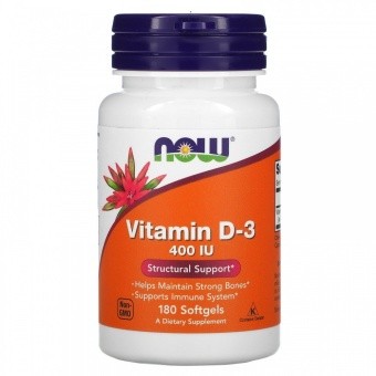 NOW Vitamin D3-400 IU 